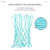 2pcs Nightlight Basketball Net,Basketball Net Replacement, Pink Glow in the Dark Basketball Net,Basketball Accessories,Standard Size 12 Loops for Indoor and Outdoor Replacement Net. (Blue) view 3
