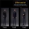 1/6 Scale Male Clothes,Men's Casual Suit Jeans Suit Coat Shirt Pant Shoes Costume Clothing for 12inch Male Action Figure Body (Black) view 4