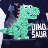 Moonker Baby Toddler Boys Summer Clothes Outfits 1-6 Years Old Kids Short Sleeve Dinosaur Cartoon Tees Shirt Print Shorts Sets Black view 4