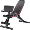 FSunKoFu Adjustable Weight Bench Workout Bench Weight Bench Adjustable Strength Training Bench Multi-Functional Incline Exercise Bench with Extended Backrest view 1