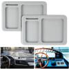 2 Pcs Boat Dash Pad,Multi-compartment Design Boat Dash Pad Foam,EVA Foam Boat Dashboard Organizer Accessory Holder for Fishing Boats, Kayaks, Car Dashboards,1510in,Grey view 1