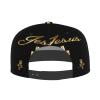 Jesus Christian Faith Cross Gold Flat Bill Brim Four-Sided Printing Baseball Cap Cool Hip Hop Trucker Hat Men Women Adjustable Baseball Caps view 4