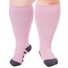 Ancrina Plus Size Compression Socks for Women & Men Wide Calf 15-20 mmhg Knee High Support Socks for Running view 1