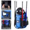 VIGERARI Baseball Bucket Bag- Coach Bag-Expandable Softball Bucket Organizer with Padded Seat-Coach Gifts-Training Equipment, Baseball Gear, Accessories view 3