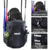 VIGERARI Baseball Bucket Bag- Coach Bag-Expandable Softball Bucket Organizer with Padded Seat-Coach Gifts-Training Equipment, Baseball Gear, Accessories view 2