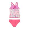 Speedo Girl's Printed Tankini Set (Big Kid) Coral Paradise view 2