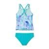 Speedo Girl's Printed Tankini Set (Big Kid) Scuba Blue view 2