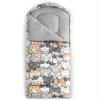 QOOMO Kawaii Cat Printed Camping Sleeping Bags,3 Season Warm & Cool Weather,Lightweight,Waterproof Sleeping Bags for Adults Kids Girls,Traveling,and Outdoors,Camping Gear Equipment,31x90inch view 3