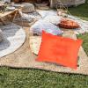 Altsuceser Inflatable Camping Pillow Blow up Pillows Travel Pillow Ergonomic Inflating Pillows for Neck Lumbar Support Travel Air Pillows for Camping, Hiking, Backpacking Dark Orange view 2