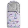 QOOMO Butterfly Printed Camping Sleeping Bags,3 Season Warm & Cool Weather,Lightweight,Waterproof Sleeping Bags for Adults Kids Girls,Traveling,and Outdoors,Camping Gear Equipment,31x90inch view 3