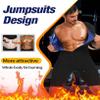 DYUAI Sauna Suits for Men Sauna Sweat Shirt Heat Trapping Vest Full Sauna Shorts Workout Top with Shorts Exercise Fitness(BH7009-01-S) view 4