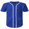 AIRNINE Men's Bandana Print Baseball Jersey Button Down Shirts (S to 5XL) (Blue_J42, 2X-Large) view 1