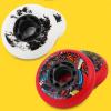 JHKJ 90A Hardness Inline Skate Wheel 76mm 80mm Polyurethane Replacement Wheel Premium Replacement Wheels 8 Pack Suitable for Everyday Training and Leisure,Red,80mm view 3