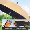 ZCBYBT 2 in 1 Walking Stick Umbrella Lightweight Sunshade Umbrella Windproof UV Protection Outdoor Non-slip Walking Sticks for Hiking and Camping,Gold view 4