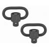 BRAVO COMPANY USA Gunfighter QD (Quick Detach) Heavy Duty Sling Swivel Flush Plunger Black, 2-Pack view 1