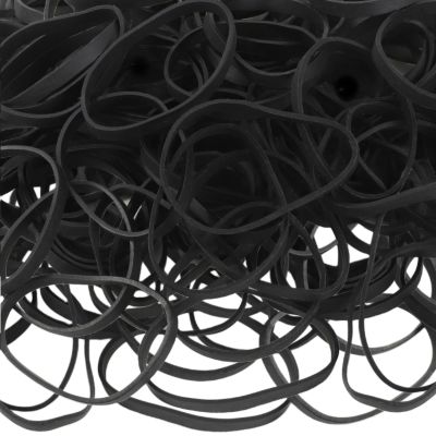 Tactical Rubber Bands Size #64 (3 1/2" x 1/4"), 100 Pcs Black Wide Thick Large Strong Heavy Duty Rubber Bands Heat Cold UV Resistant for Hunting Hiking Outdoor Camping Survival (200)