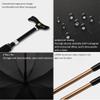 ZCBYBT Walking Stick Umbrella Tourism Multifunction Crutch Umbrella Old Man Non-slip Walking Stick for Men Women Gift,Red view 2