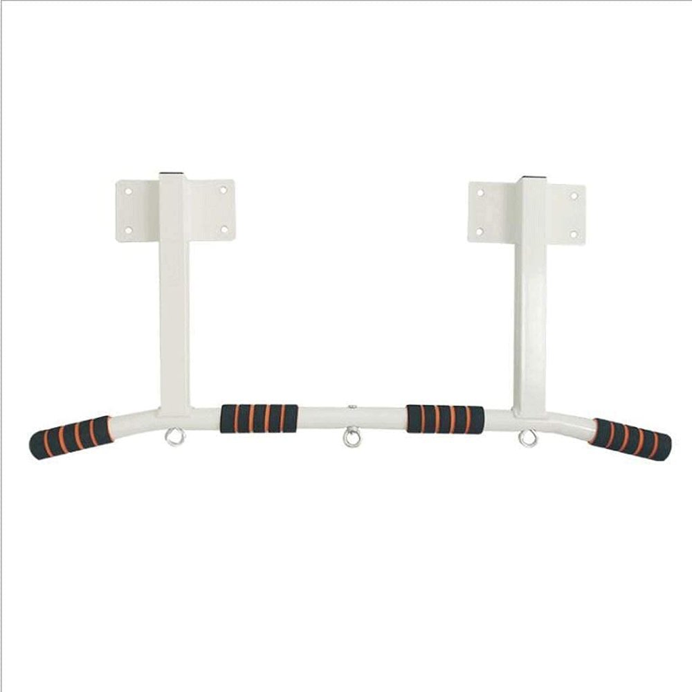 OSCCAR Fitness Training Pull Up Bar for Men & Women Pull-Up Bars Single Wall Hanging Lever Fitness Equipment Home Indoor Horizontal Bar (Color : White)