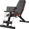 FSunKoFu Adjustable Weight Bench Training Fitness Gym Bench Adjustable Weight Bench Folding Exercise Bench Abdominal Bench Flat Weight Bench with Fly Weights Print Fitness