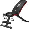 FSunKoFu Adjustable Weight Bench Training Fitness Gym Bench Adjustable Weight Bench Pressboard Supine Table Abdominals Fitness Equipment Abdominal Table for Home Multifunctional Folding Bench view 3