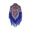 AUDME Oversized Women's Scarf Shawl Wrap Russian Babushka Traditional Retro Ukraine Style Printed tassels Square Scarfs51inx51in view 1