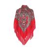 AUDME Oversized Women's Scarf Shawl Wrap Russian Babushka Traditional Retro Ukraine Style Printed tassels Square Scarfs51inx51in