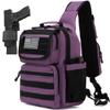 ATBP Tactical Crossbody Bag Holster Shoulder Backpack 6 Elastic Slots Water Bottle Holder Carrier Accessories Pouch 15L view 1