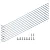 10pcs/lot Bike Spokes 13G 2.2mm 80mm 190mm 220mm 310mm Bike Spokes Stainless Steel Spokes Bicycle Spokes Tricycle Accessories (Color : 220MM) view 2