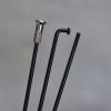 Bicycle 13G Diameter 2.3mm Length 102-256mm Spokes #45 Steel + Nipples 10 Pcs/lot (Color : 117MM) view 2