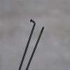 Bicycle 13G Diameter 2.3mm Length 102-256mm Spokes #45 Steel + Nipples 10 Pcs/lot (Color : 117MM) view 3