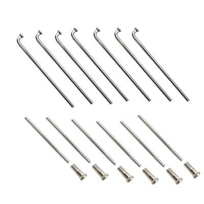 13G E-Bike Spokes 304 Stainless Steel 2.3mm Electric Bike Spokes 40Pcs (Color : Length 155mm)