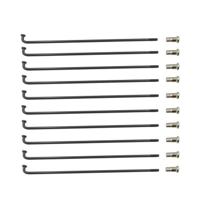 13G Black Color Spokes 304 Stainless Steel J-Bend Electric Bike Spokes Diameter 2.26 Mm E-Bike Spokes 40 Pcs (Color : Length 143mm)