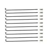 13G Black Color Spokes 304 Stainless Steel J-Bend Electric Bike Spokes Diameter 2.26 Mm E-Bike Spokes 40 Pcs (Color : Length 143mm)