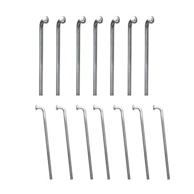 12 Pcs A Lot 13 Guage Spokes 304 Stainless Steel Material Lighting Sliver Color J-Bend Electric Bicycle Motor Wheel Spokes (Color : 151mm)