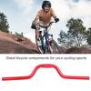 Mountain Road Handlebar, 25.4 * 520mm Aluminum Alloy Cycling, Mountain BMX Accssory (Red) view 2