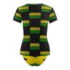 Adugen Origei Jamaica Flag Women's One-Piece Swimsuit Triangle Bathing Swimsuit Beach Party XL view 3