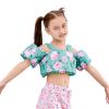 ProDENT Toddler Swim Vest for Kids, Float Vest with Adjustable Shoulder Strap for Girls 22-60 lbs | Child Learn-to-Swim Vest with Secure Buckle for Children (Flower) view 1