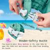 ProDENT Toddler Swim Vest for Kids, Float Vest with Adjustable Shoulder Strap for Girls 22-60 lbs | Child Learn-to-Swim Vest with Secure Buckle for Children (Flower) view 4