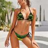 Adugen Origei Jamaica Flag Women's Bikini Swimming Costume Triangle Bathing Swimsuit Beach Party XS view 2