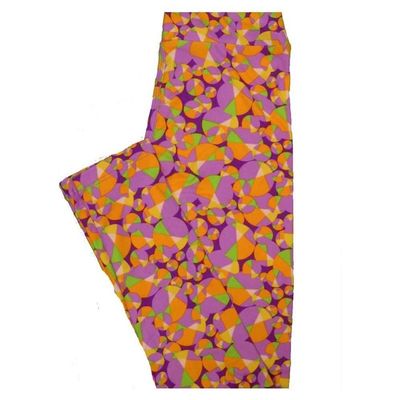 Lularoe Tween Polka Dot Bubbles Leggings fits Adult Adult Sizes 00-0 Multicoloured