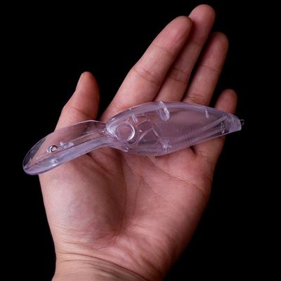 HUFFA 10PCS / LOT 11.5CM 21G Unpainted Crankbait Floating Saltwater Deep Bill Wobblers Fishing Lures Blanks for Crank Bait DIY