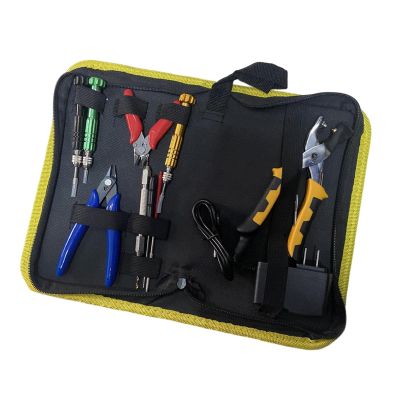 Colaxi Badminton Stringing Clamp Tool Kit Stringing Machine Tools, Grommets Pliers Reaming Rod Badminton Racket Hot Pressure Plier for Restring