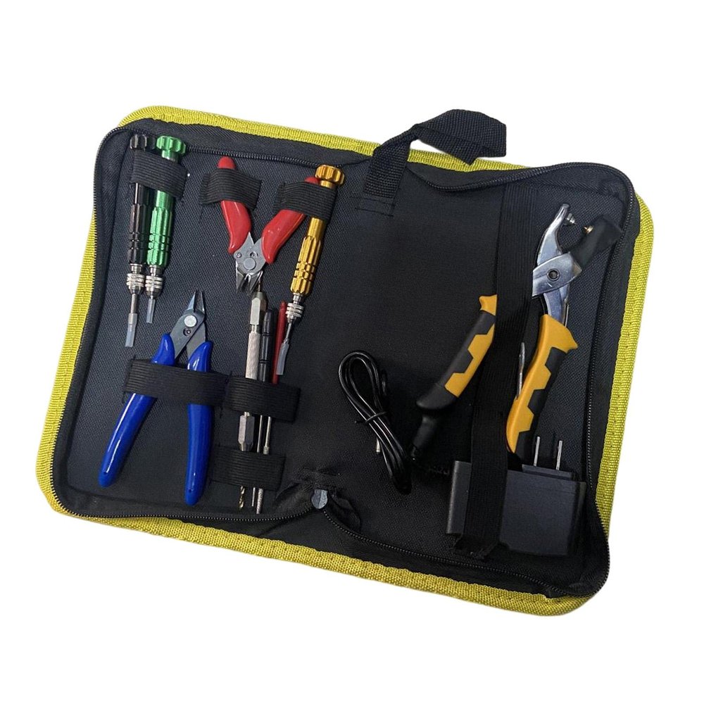 Colaxi Badminton Stringing Clamp Tool Kit Stringing Machine Tools, Grommets Pliers Reaming Rod Badminton Racket Hot Pressure Plier for Restring