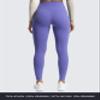 Aoxjox High Waisted Workout Leggings for Women Trinity Yoga Pants 26.5" (Violet, XX-Large) view 3