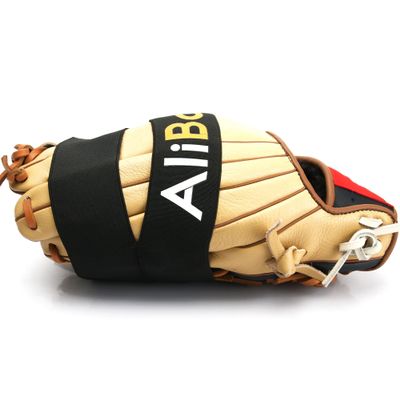 AliBall Baseball Glove Wrap, Softball and Baseball Glove Strap, Replace of Using Steam, Hot Water Break-in, Quickly Keep The Pocket Formed, Easy Quick to Put On, Fit All Gloves (Blcak)