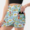 I Dream of Tacos Mexican Fiesta Days Women's Skort High Waisted A-line Short Skirt Double Layer Sport Golf Skirts Workwear L view 2