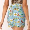 I Dream of Tacos Mexican Fiesta Days Women's Skort High Waisted A-line Short Skirt Double Layer Sport Golf Skirts Workwear L view 4