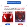 AFLICT Loki RXTON 1 Table Tennis Rubber Sheet, 2.1mm Professional ITTF Approved Sticky Ping Pong Racket Rubber, Hard Cake Sponge for Quick Attack Offensive (Red) view 2