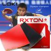 AFLICT Loki RXTON 1 Table Tennis Rubber Sheet, 2.1mm Professional ITTF Approved Sticky Ping Pong Racket Rubber, Hard Cake Sponge for Quick Attack Offensive (Red) view 3