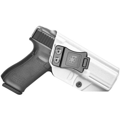 Amberide Glock 17/22 / 31 IWB Holster, Kydex-Boltaron Inside Waistband Holster for Glock 17, Glock 22 & Glock 31 Pistols, Gen 15, Secure Retention, 030 Adjustable Cant
